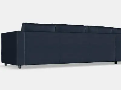 VIMLE Corner sofa 5-seat 7 Low-poly 3D model