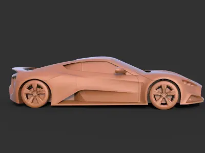 Zenvo ST1 3D print model