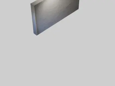 Textured Wall Murals Low-poly 3D model