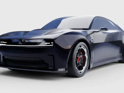 Dodge Charger Daytona SRT - EV 2024 3D model