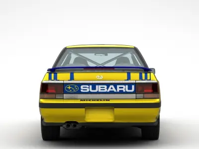 Subaru Legacy RS Rally 1992 3D model