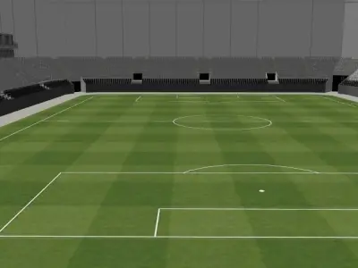 Telenor Arena Low-poly 3D model