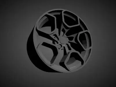 Rotiform HUR-T scalable and Printable rim 3D print model