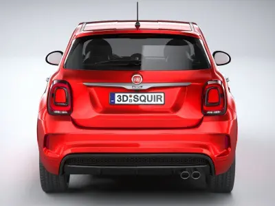 Fiat 500X Sport 2020 3D model