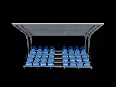 bleacher module  3D model