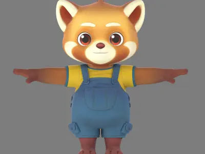 raccoon 3D model