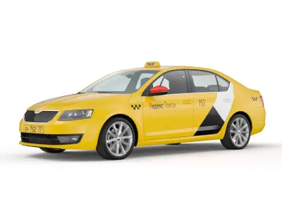 Taxi Car 3D model