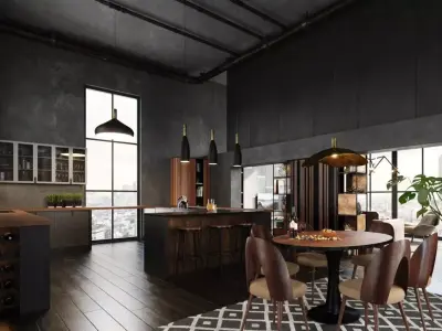  Luxurious interior design  3D model