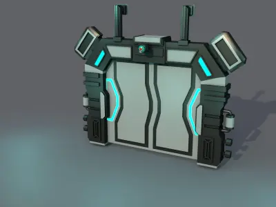 Sci fi Door  3D model