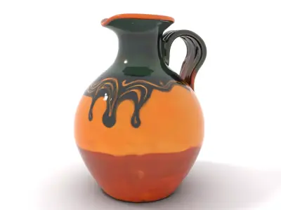 Elegant Ceramic Vase model pack Low-poly 3D model