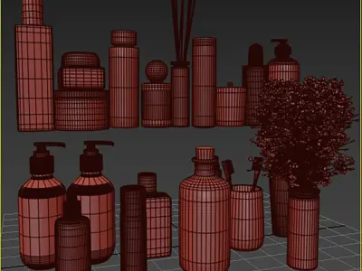 Bathroom Accessories 18 3D model