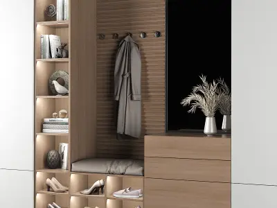 Entrance Hall furniture set 69 3D model