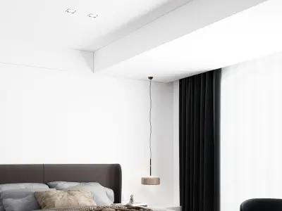 Home decoration bedroom villa Modern 3D model