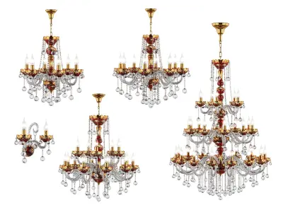 738 Vidare Osgona Collection of Vintage Lamps 3D Model Pack