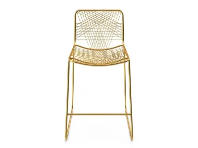 Golden Chair v2 Low-poly 3D model