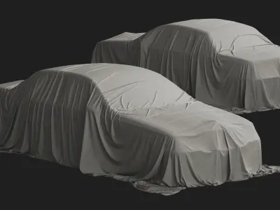 Ordinary Car Cover Collection 3D model