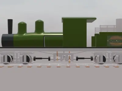 shay class B 3D model