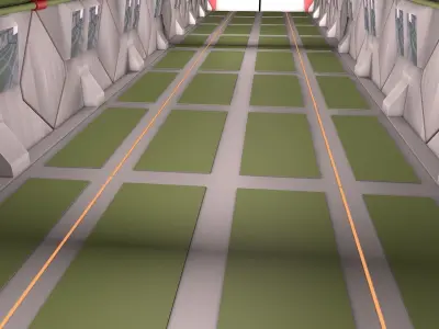Game Corridor  3D model