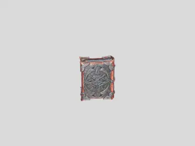 Charming Medieval Book Model Low-poly 3D model