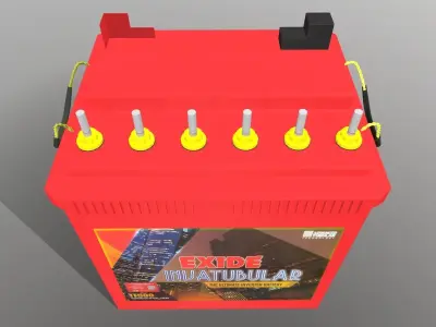 Car Battery 3D model