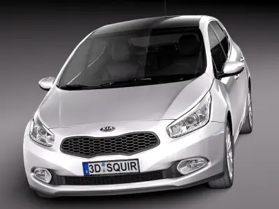 Kia Ceed SW- 2013 3D model