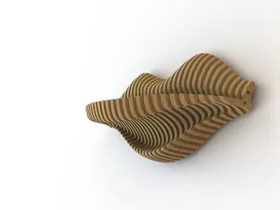 Parametric Wall Shelf Stand 3D model