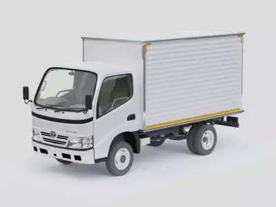 Toyota Dyna 1999 Low-poly 3D model