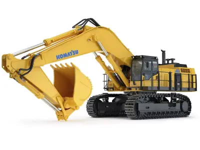 Tracked Excavator Komatsu PC1250 3D model