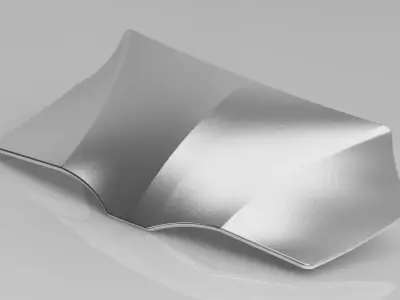 Steel Car Bonnet 3D print model