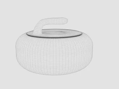 Curling Stone 3D model