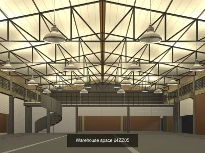 Warehouse buildings 3D Model Collection