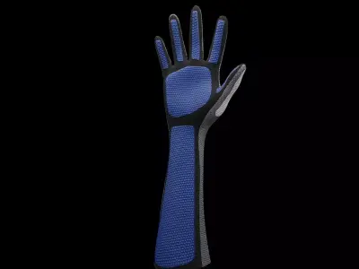 Racing Glove Low-poly 3D model