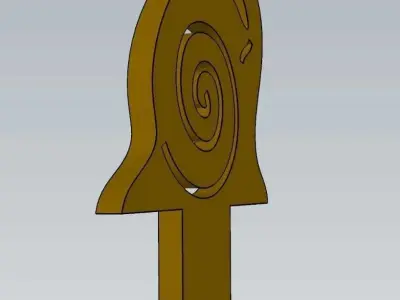 Wonderful Artificial Snail Home and Garden Outdoor Lawn Decor 3D model