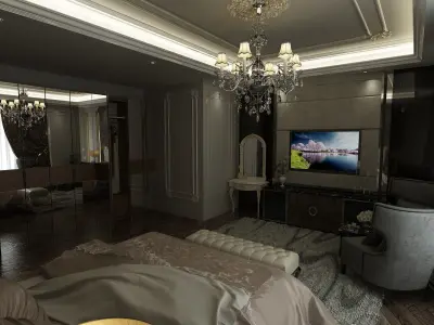 master bed room  3D model
