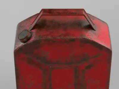 canister gas can Low-poly 3D model