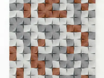 Panel concrete wood sheet angle n1 3D model