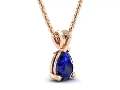 AV 409 Ladies Solitaire pendant 3D print model
