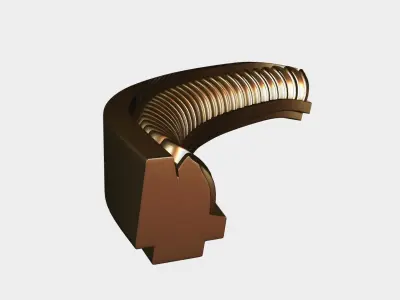 Carved decor for cnc 70 3D model