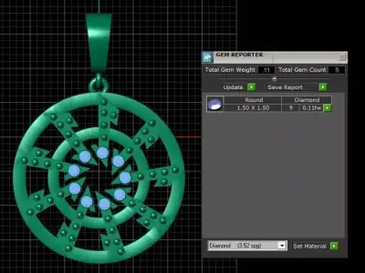  FANCY DESIGN PENDANT 3D PRINTABLE MODEL 3D print model