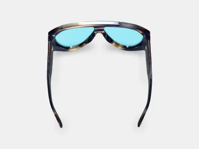 TOM FORD BRONSON DARK HAVANA BLUE 3D model