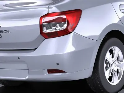 Renault Symbol 2015 VRAY 3D model