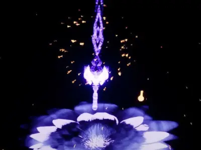 Unreal Engine 5 mesh sword particles  FX Low-poly 3D model