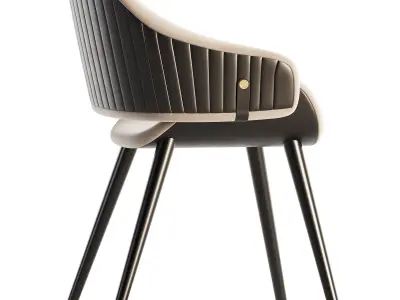 Dining chair set 11 3D model