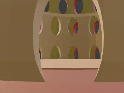 Colosseo Di Roma Low-poly 3D model