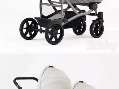 Ribes Sofa Italia Inspired Low-poly 3D model