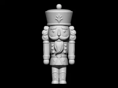 Festive Christmas Nutcracker Soldier 3D print model