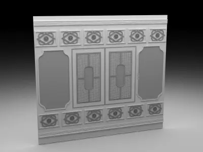 Interior Wall Panel 3D modal design 3D wall design  3D model