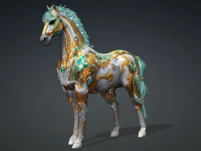 Horse-E2 3D model