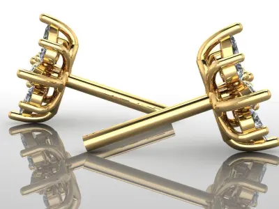 Pusets with diamonds  3D print model