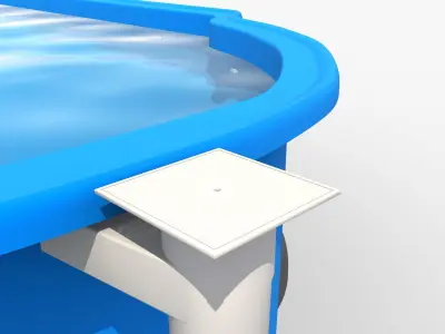 Orlik swimming pool 3D model